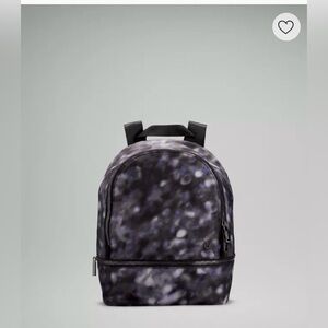 Lululemon City Adventurer Soft Focus Splatter Grey Backpack Mini 10L